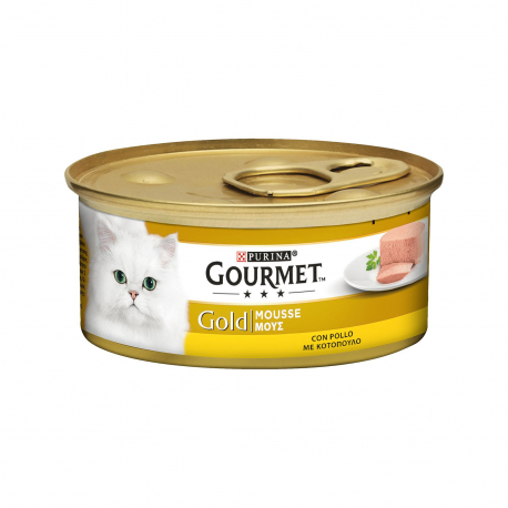 Gourmet τροφή γάτας gold μους κοτόπουλο (85g)