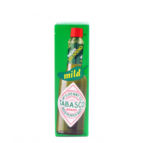 Mc Ilhenny company σάλτσα πιπεριάς tabasco πράσινη πιπεριά - ήπια καυτερή (60ml)