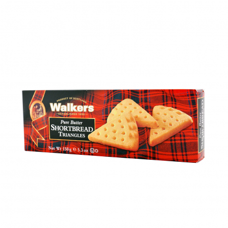 Walkers μπισκότα βουτύρου shortbread triangles (150g)