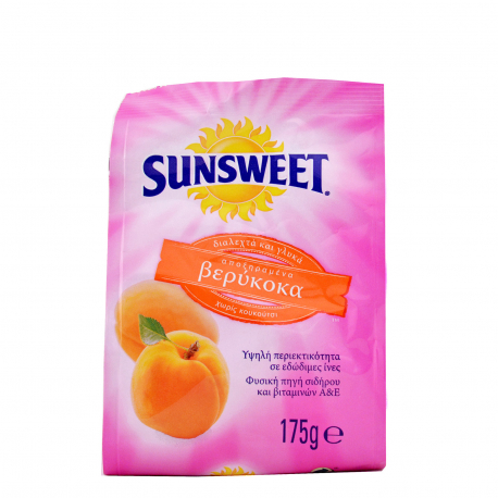 Sunsweet βερίκοκα αποξηραμένα χωρίς κουκούτσι φρούτα αποξηραμένα (175g)