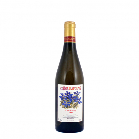 Κτήμα Κατσαρού κρασί λευκό chardonnay (750ml)