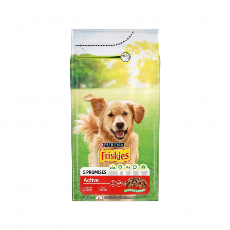 Friskies τροφή σκύλου ξηρά vitafit active με βοδινό (1500g)