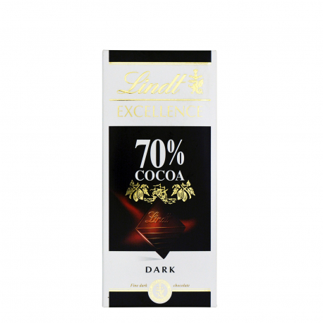 Lindt σοκολάτα υγείας excellence 70% κακάο/ dark (100g)