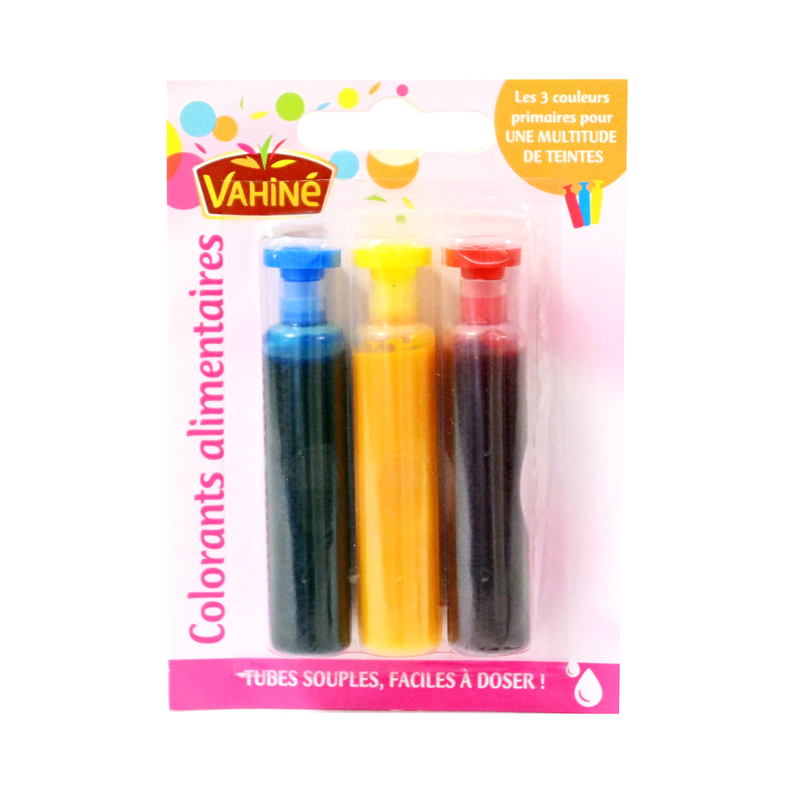 Colorants alimentaires - Vahiné - 18 ml (3 x 6 ml)