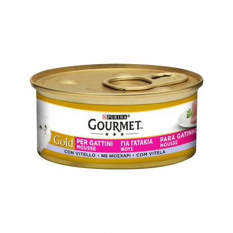 Gourmet τροφή γάτας gold με μοσχάρι (85g)