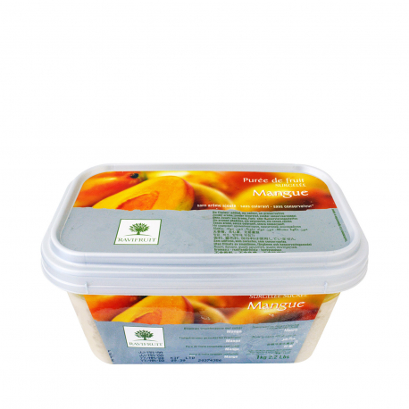 Ravifruit πουρές φρούτων κατεψυγμένος μάνγκο φαγητά κατεψυγμένα (1kg)