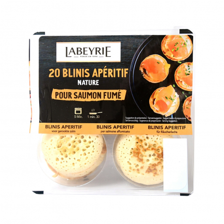 Labeyrie ψωμάκια κατεψυγμένα blinis για καναπεδάκια (168g)
