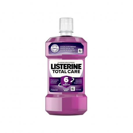Listerine στοματικό διάλυμα total care clean mint (250ml)