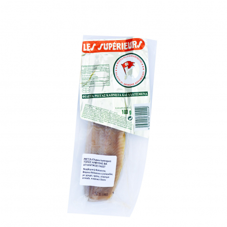 Les superieurs ρέγγα φιλέτο καπνιστή τυποποιημένη αλατισμένη (100g)