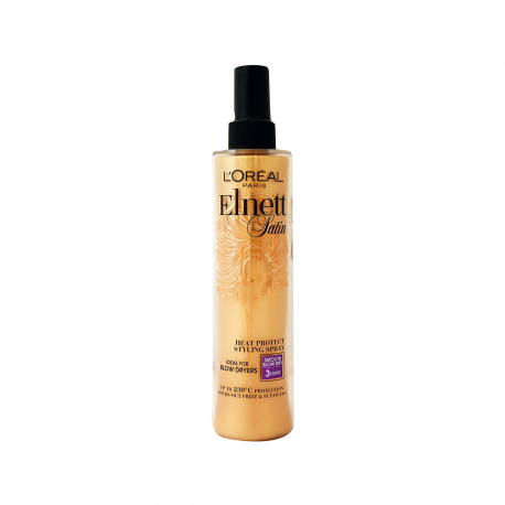 Elnett spray μαλλιών heat protect smooth blow dry (170ml)