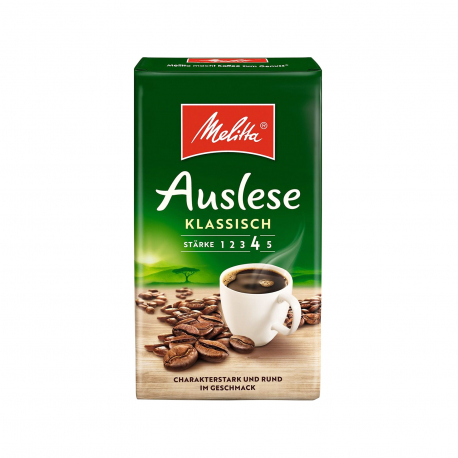 Melitta καφές φίλτρου auslese κλασικός (500g)