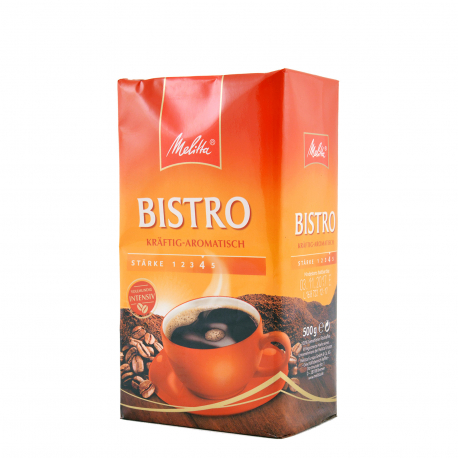 Melitta καφές φίλτρου bistro δυνατός (500g)