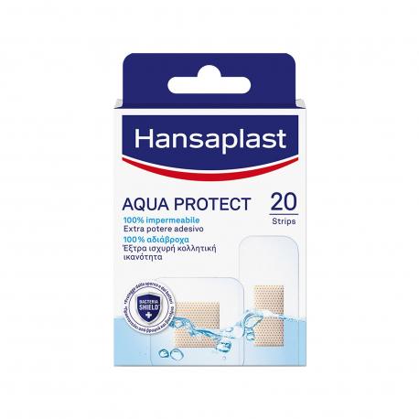 Hansaplast επιδεσμικά αδιάβροχα aqua protect (20τεμ.)