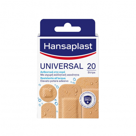 Hansaplast επιδεσμικά αδιάβροχα universal (20τεμ.)
