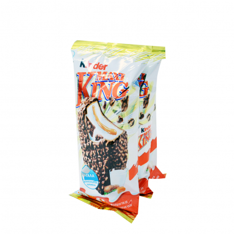 Kinder γκοφρέτα maxi king επικάλυψη σοκολάτας γάλακτος & τριμμένα φουντούκια (3x35g)