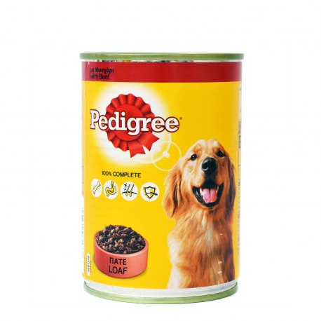 Pedigree τροφή σκύλου πατέ με μοσχάρι (400g)