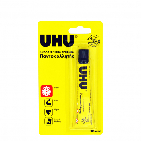 UHU κόλλα ρευστή παντοκολλητής (20ml)