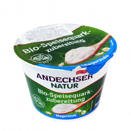 Andechser natur τυρί κουάρκ (τυρόπηγμα) με γιαούρτι - βιολογικό (250g)