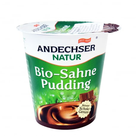 Andechser natur επιδόρπιο ψυγείου πουτίγκα κρέμα 10% λιπαρά/ σοκολάτα - βιολογικό (150g)