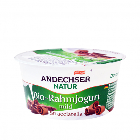 Andechser natur επιδόρπιο γιαουρτιού στρατσιατέλα/ 10% λιπαρά - βιολογικό (150g)