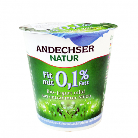 Andechser natur γιαούρτι άπαχου γάλακτος 0,1% λιπαρά - βιολογικό (150g)