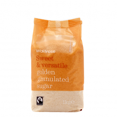 Waitrose ζάχαρη golden granulated ακατέργαστη από ζαχαροκάλαμο (1kg)