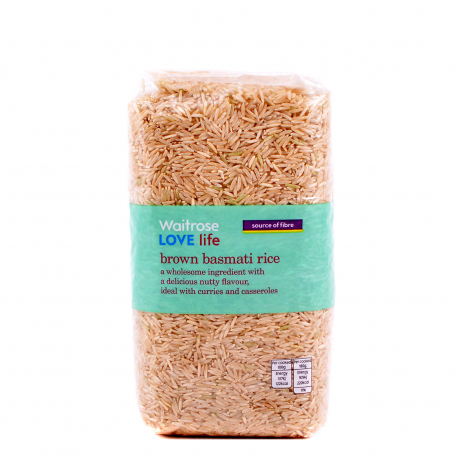 Waitrose ρύζι basmati ολικής αλέσεως love life (1kg)