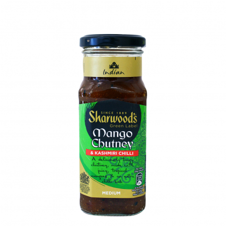 Sharwood's σάλτσα chutney mango & kashmiri chilli/ medium (360g)
