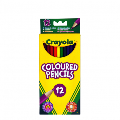 Crayola ξυλομπογιές παιδικές (12τεμ.)