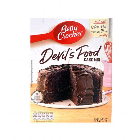 Betty Crocker μείγμα για κέικ devil's food - vegetarian (425g)