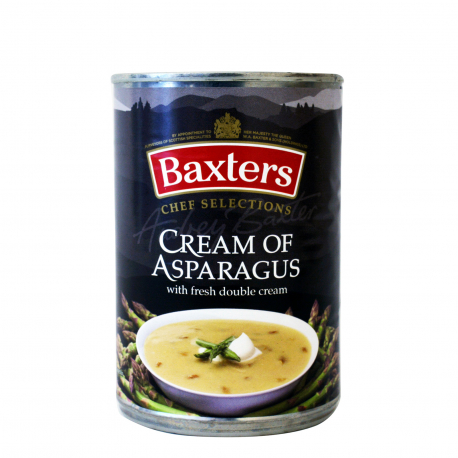 Baxters σούπα έτοιμη chef selections cream of asparagus - vegetarian, προϊόντα που μας ξεχωρίζουν (400g)