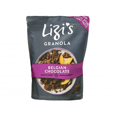LIZI'S ΔΗΜΗΤΡΙΑΚΑ GRANOLA BELGIAN CHOCOLATE - Προϊόντα που μας ξεχωρίζουν (400g)
