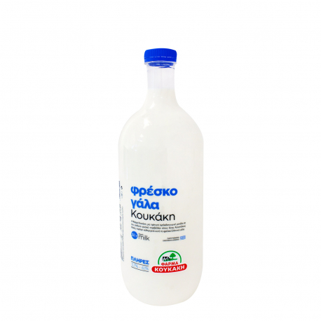 Φάρμα Κουκάκη γάλα αγελάδος φρέσκο πλήρες - προϊόντα που μας ξεχωρίζουν (2lt)
