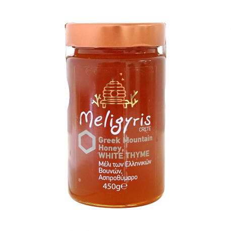 Μελίγυρις μέλι αγριοβότανων & ασπρόθυμου Κρήτης (450g)