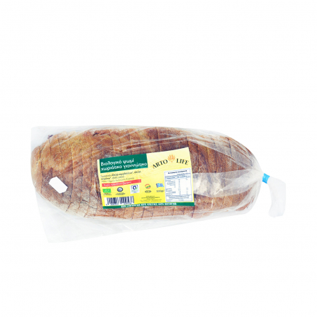 Artolife ψωμί χωριάτικο - βιολογικό, vegan, προϊόντα που μας ξεχωρίζουν (480g)