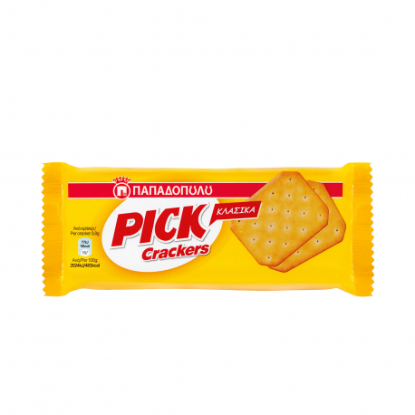 Παπαδοπούλου κράκερ pick crackers κλασικά (100g)