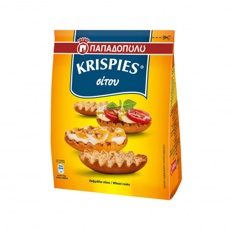 Παπαδοπούλου παξιμάδια σίτου krispies (200g)