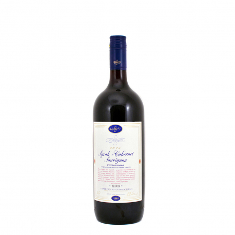 Ελληνικά κελάρια οίνων κρασί ερυθρό syrah- cabernet - sauvignon (1.5lt)