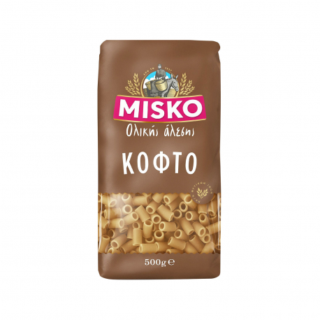 Misko πάστα ζυμαρικών ολικής αλέσεως κοφτό (500g)