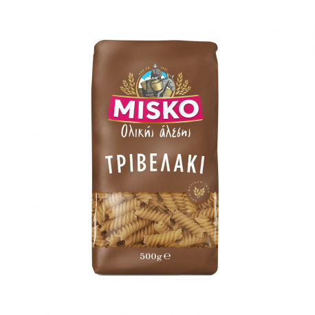 Misko πάστα ζυμαρικών ολικής αλέσεως τριβελάκι (500g)