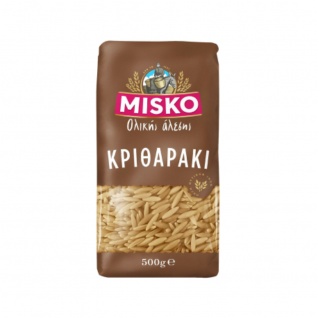 Misko πάστα ζυμαρικών ολικής αλέσεως κριθαράκι (500g)