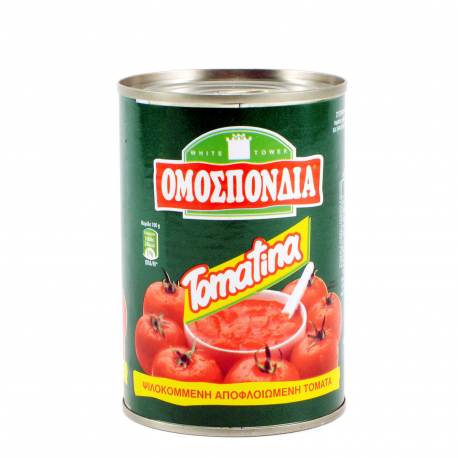 Ομοσπονδία τοματάκι ψιλοκομμένο αποφλοιωμένο tomatina ελαφρώς συμπυκνωμένος (400g)
