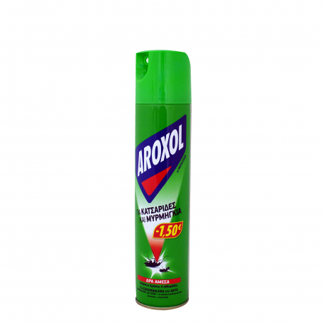 Aroxol spray αεροζόλ για κατσαρίδες & μυρμήγκια (300ml) (-1.5€)