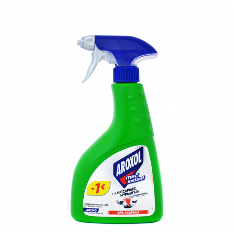 Aroxol spray εντομοαπωθητικό για κατσαρίδες & μυρμήγκια άοσμο mec instant (400ml) (-1€)