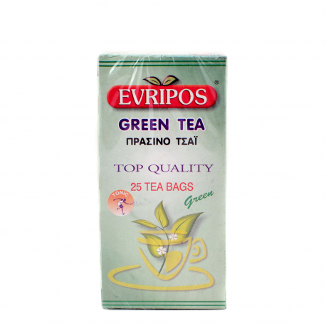 Εύριπος τσάι πράσινο τονωτικό (25φακ.)