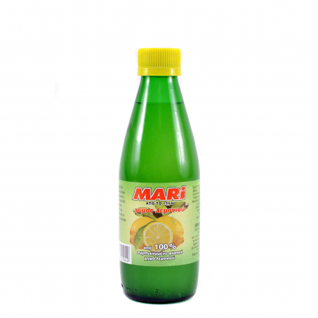 Mari 100% φυσικός χυμός λεμονιού (250ml)