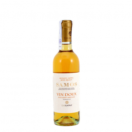 ΕΟΣ Σάμου κρασί λευκό γλυκό Samos vin doux μοσχάτο (375ml)