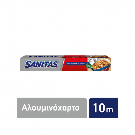 Sanitas αλουμινόχαρτο (10m)