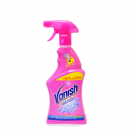 Vanish υγρό καθαριστικό λεκέδων oxi action (500ml) (50% περισσότερο προϊόν)