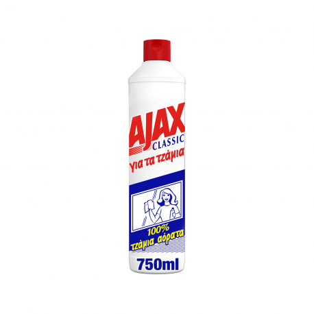 Ajax υγρό καθαριστικό για τζάμια classic (750ml)